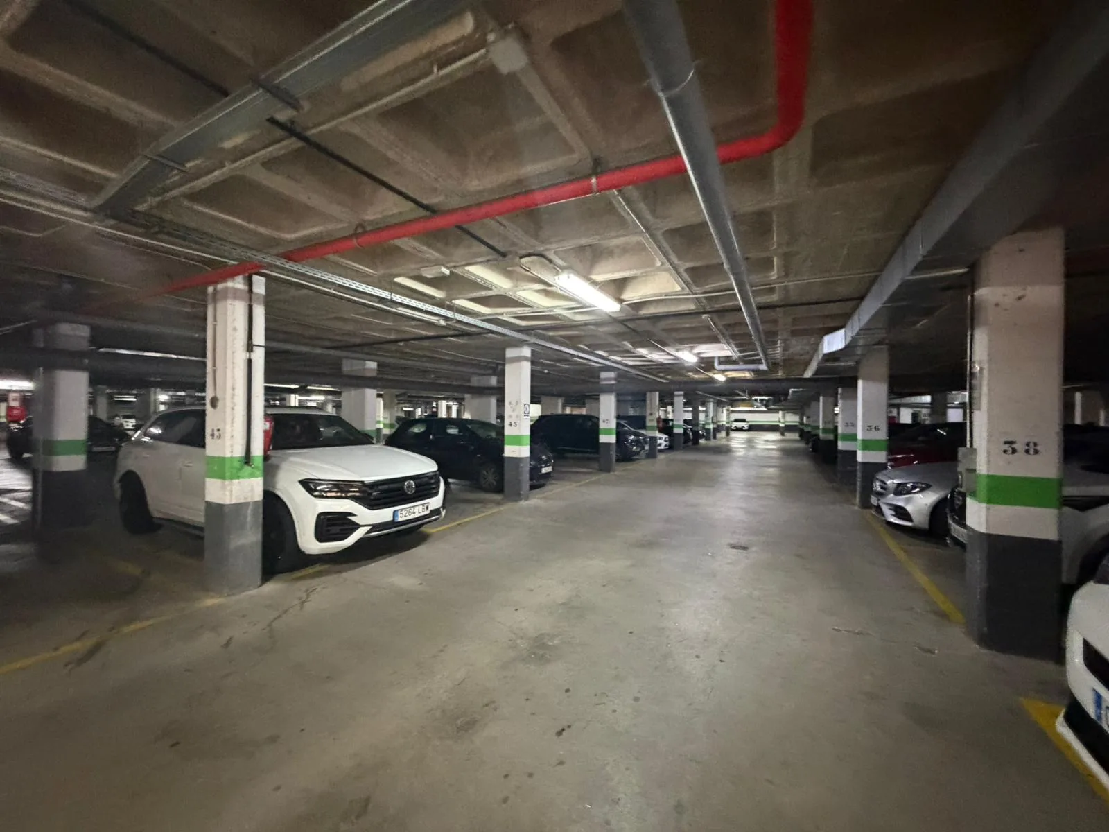 Plazas de parking cubiertas